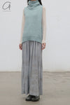 MUTEDANCE cashmere skirt MD23FW89 light gray PM95
